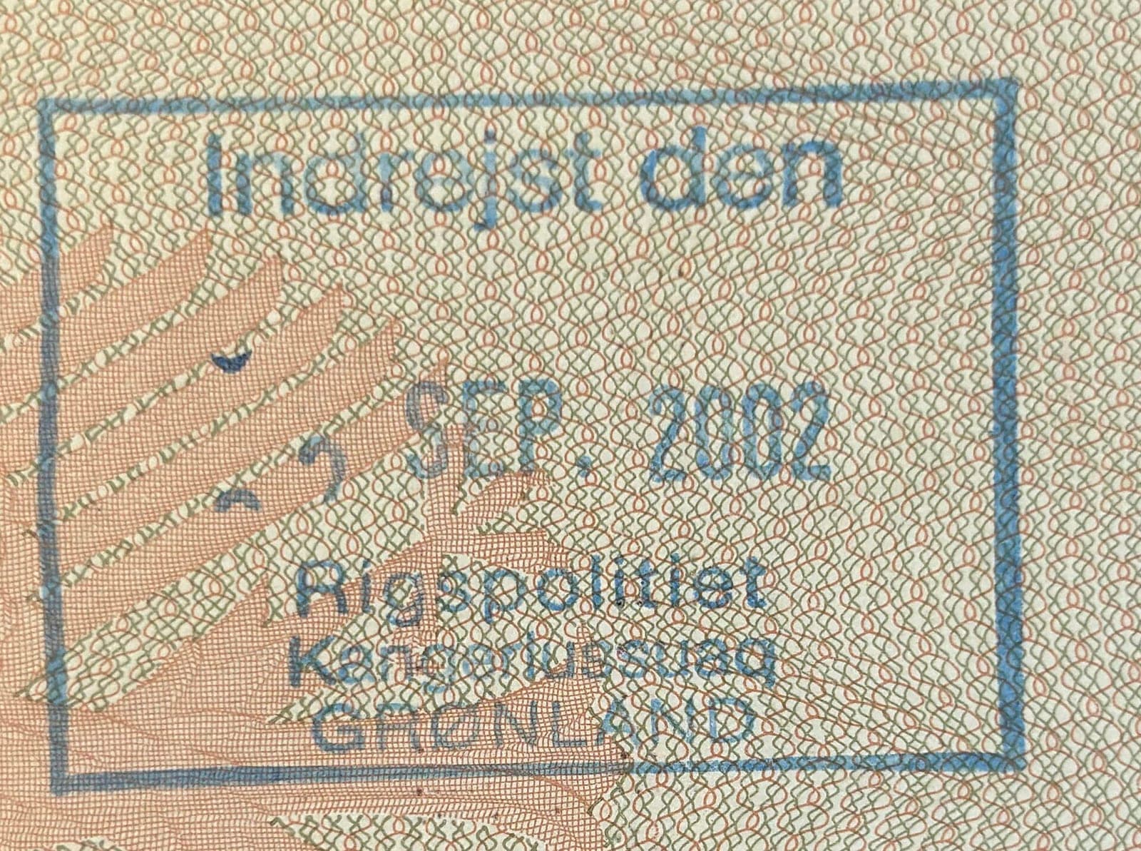 Türk pasaportu ve Meksika giriş formu